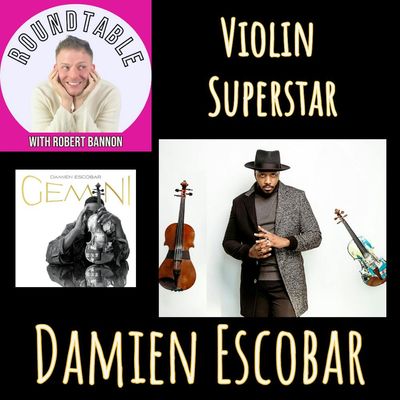 Ep 252- Violin Chart Topping Artist Damien Escobar Talks His New Album, "Gemini," Tour, and More!