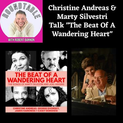 Ep 679- Christine Andreas & Marty Silvestri Talk “The Beat of a Wandering Heart”