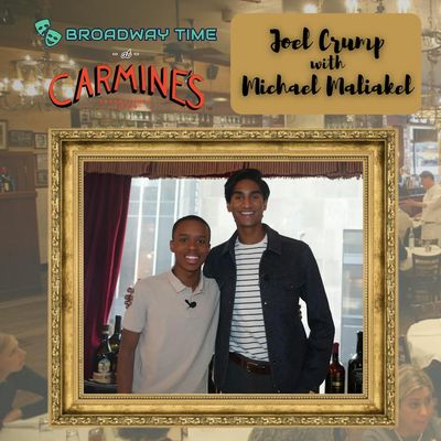 Broadway Time at Carmine's - Michael Maliakel | The Great Gatsby on Broadway | Broadway Time